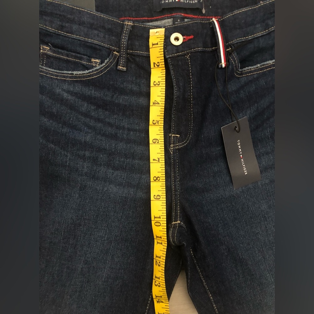 NWT Tommy Hilfiger Jeans Raleigh Highrise Skinny Size 6 - Picture 9 of 10